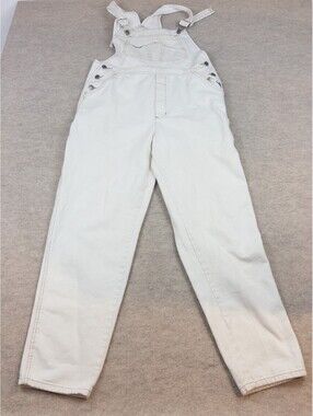 Vintage London London Cream Denim Overalls Size L